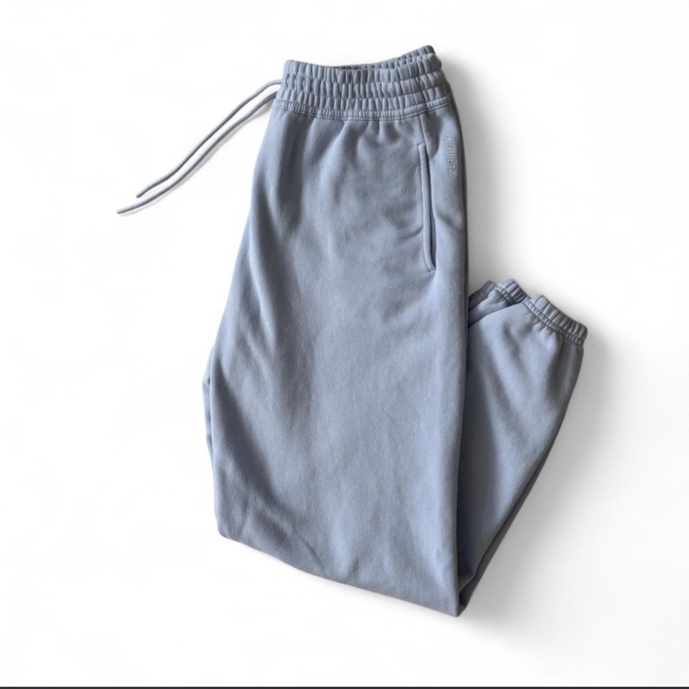 Athleta Light Blue Jogger Sweatpants